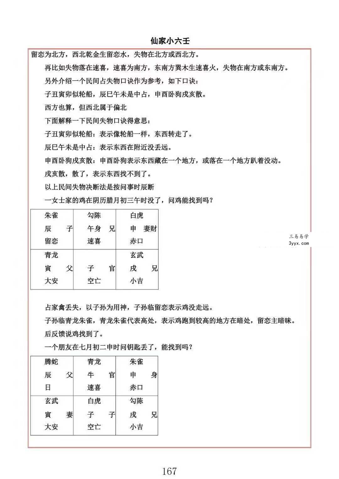 易海游龙《仙家小六壬》445页 资料图片
