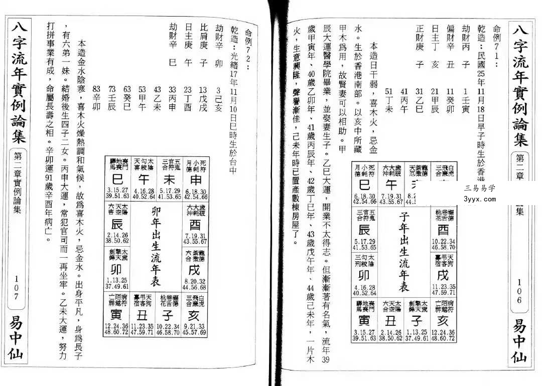 朱原主《八字流年实例》第三部 218页 资料图片