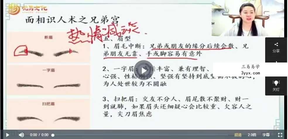 严启匀 面相传承班38集 资料图片