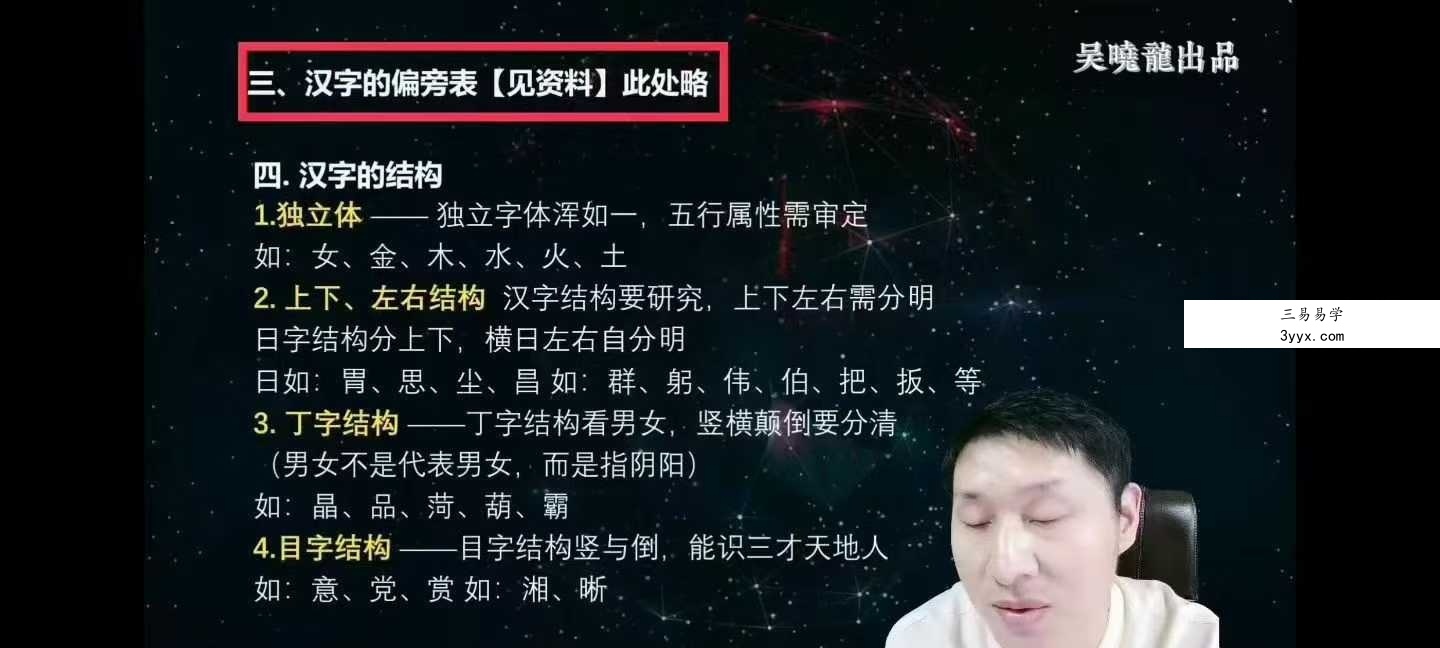 吴晓龙《秘传姓名预测学》21集 资料图片