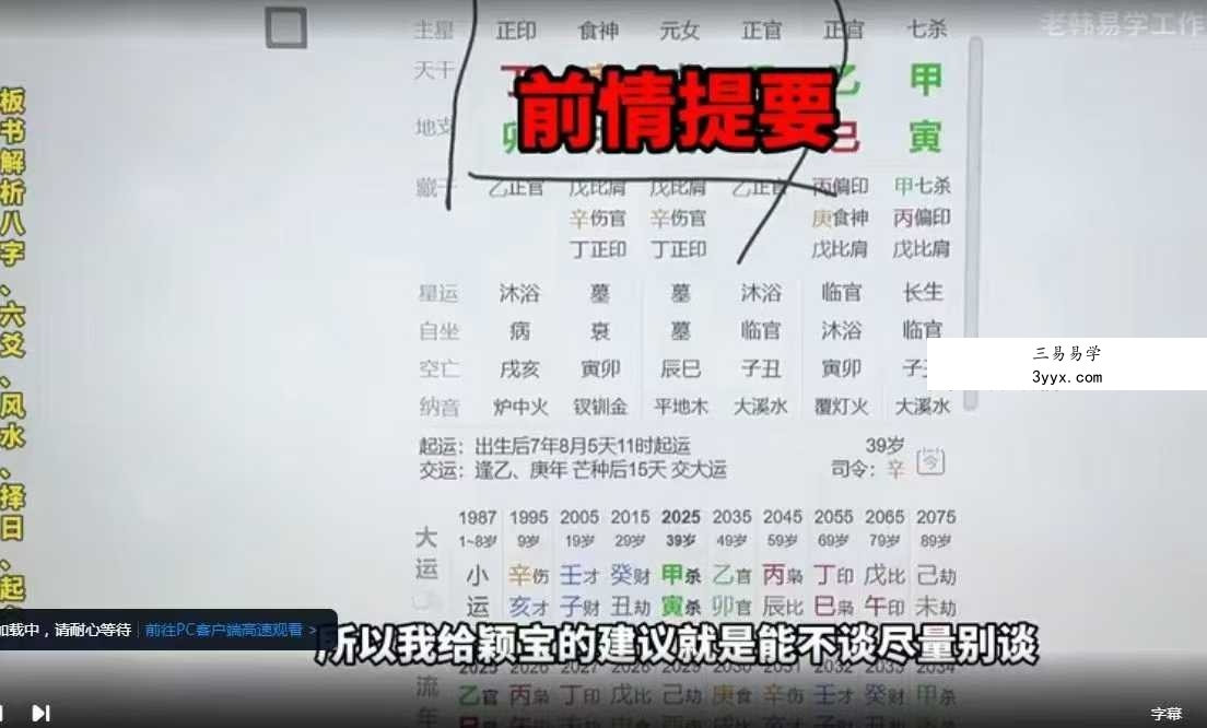 老韩明星八字案例分析45集视频 资料图片