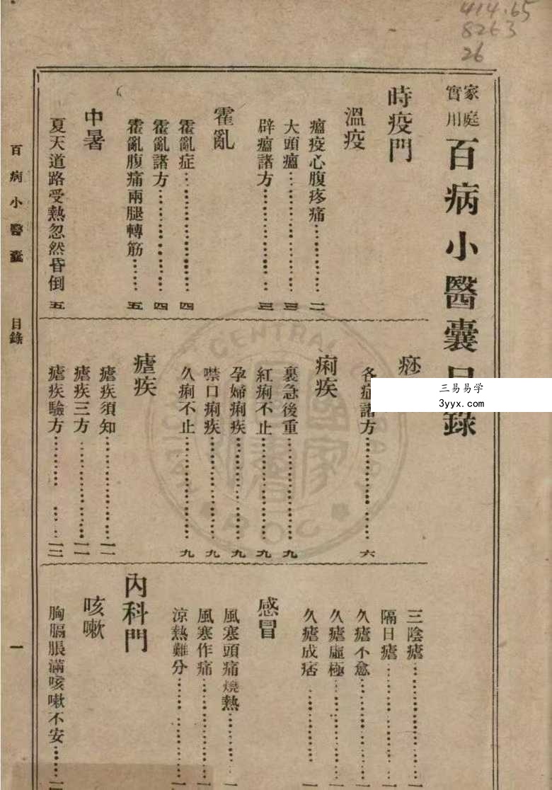 《大众实用百病小医囊》182页 资料图片