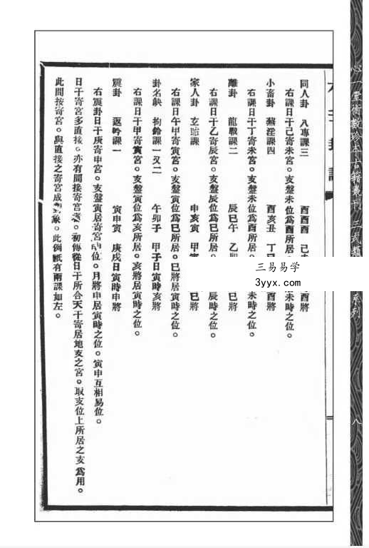 徐昂撰《六壬卦课》《河洛数释》《演玄》合刊112页 资料图片