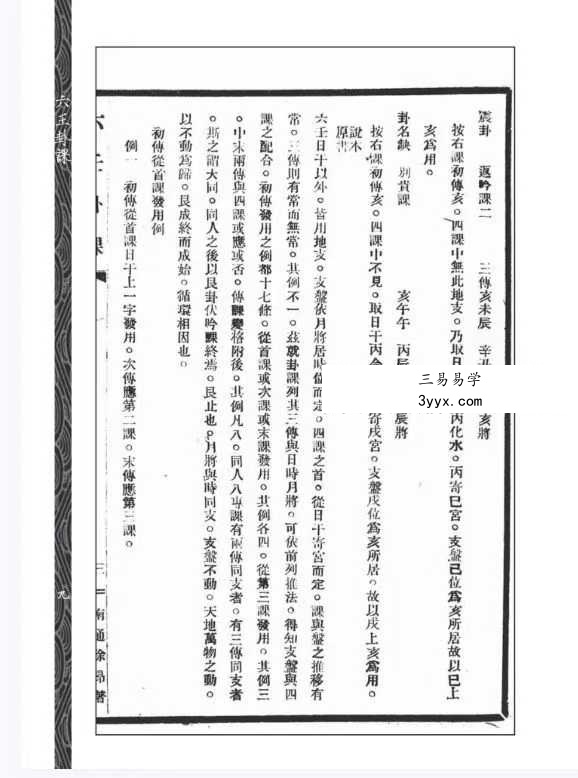 徐昂撰《六壬卦课》《河洛数释》《演玄》合刊112页 资料图片