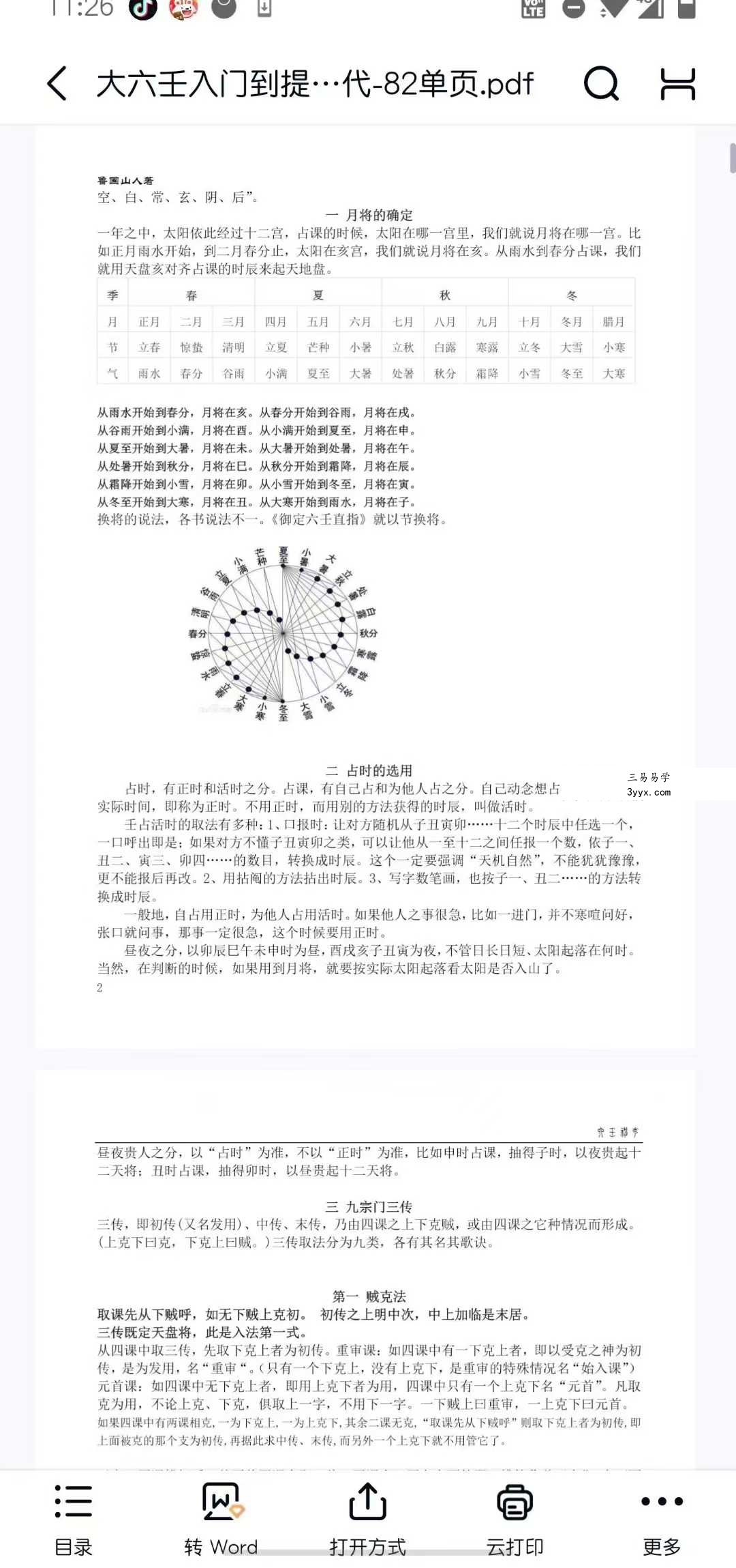 鲁国山人《大六壬入门到提高》83页 资料图片