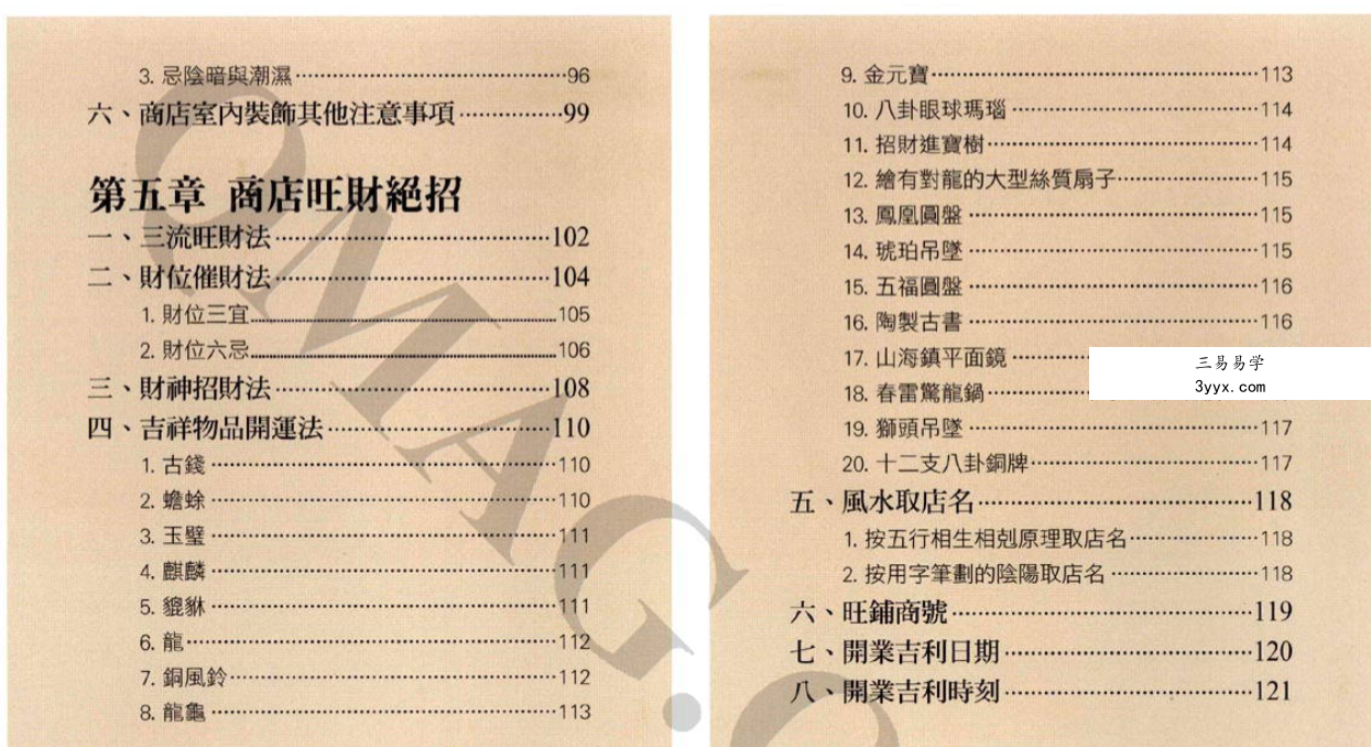 邓文通《商店风水一本通》195页 资料图片