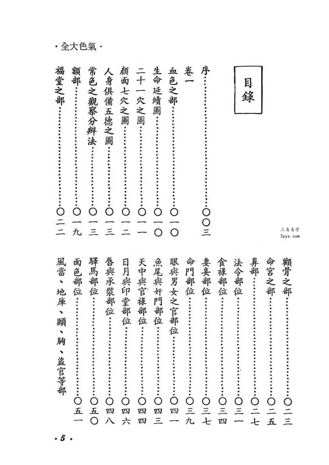水野南北《气色大全》172页 资料图片