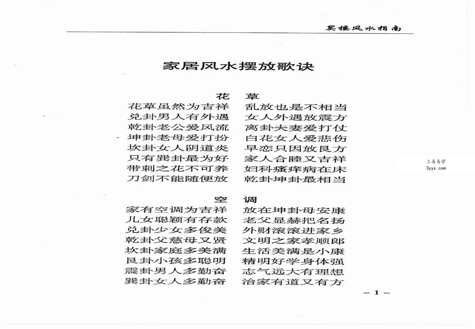 孟政燚《买楼风水指南》室内风水趋吉避凶布局437页 资料图片