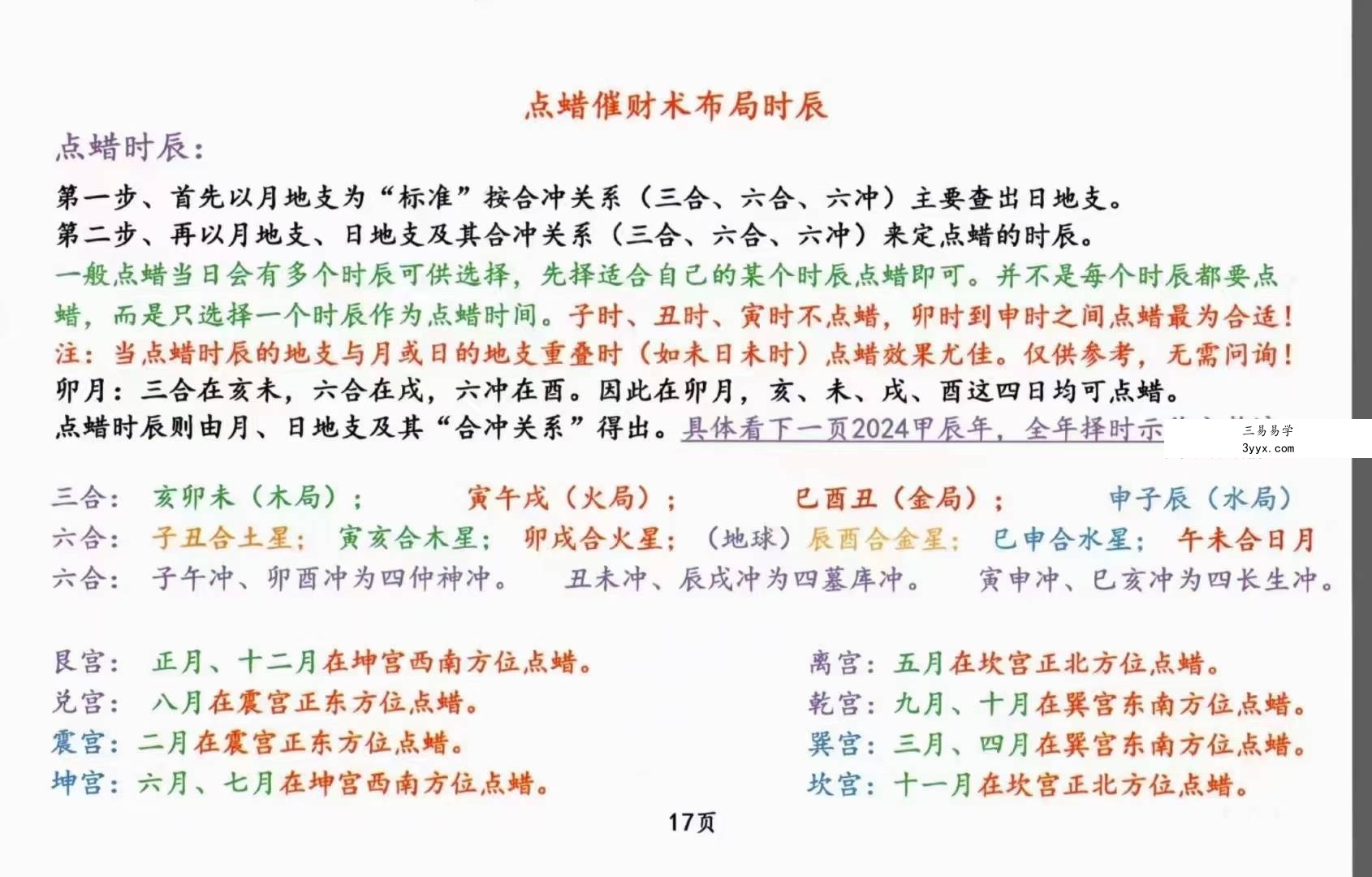 庄易 秘传阳宅风水蜡烛催财术《催财旺运法》94页 资料图片
