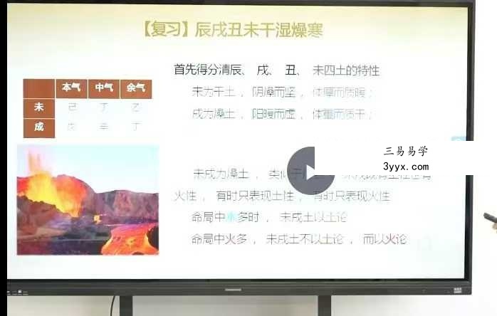 黎荔 子平易学初阶课21集视频 资料图片