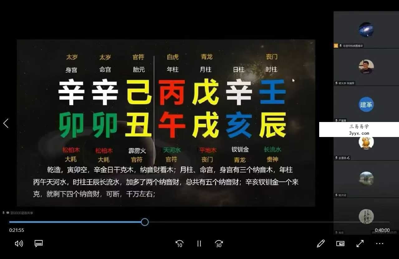 李立刚 盲派八字真传班11集 入手盲派断命精髓 资料图片