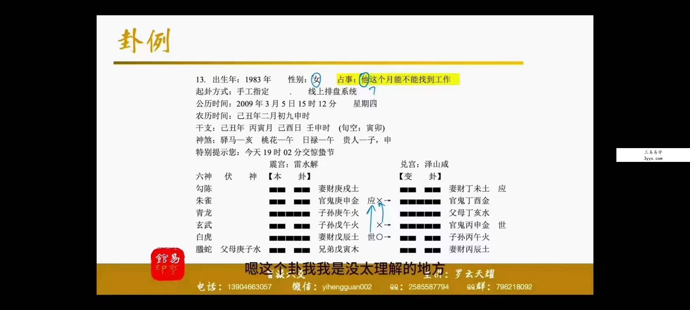易亨馆六爻 第一期20集 资料图片