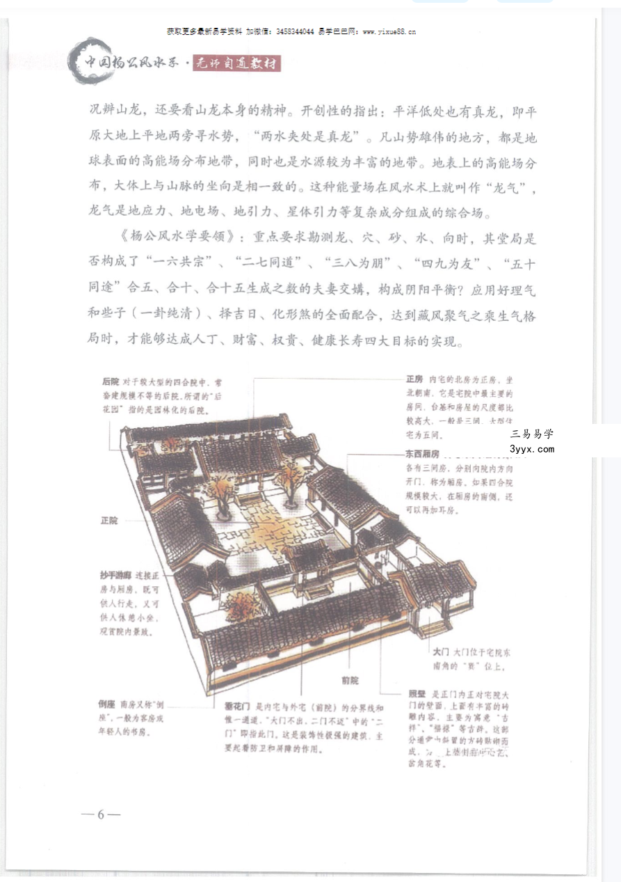 余信锋《中国杨公风水学 无师自通教材》648页 资料图片