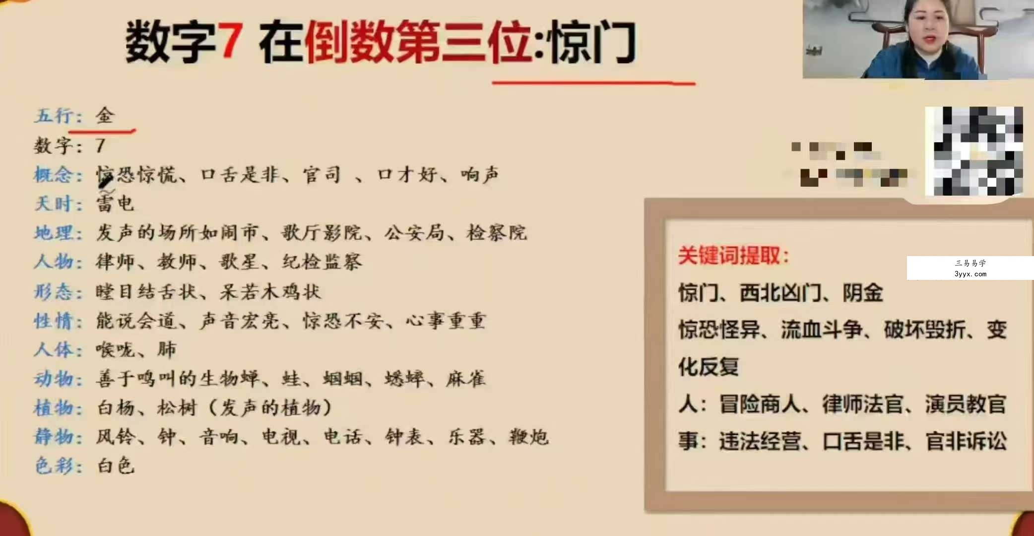 严启匀《奇门玄数传承班》10集视频 资料图片