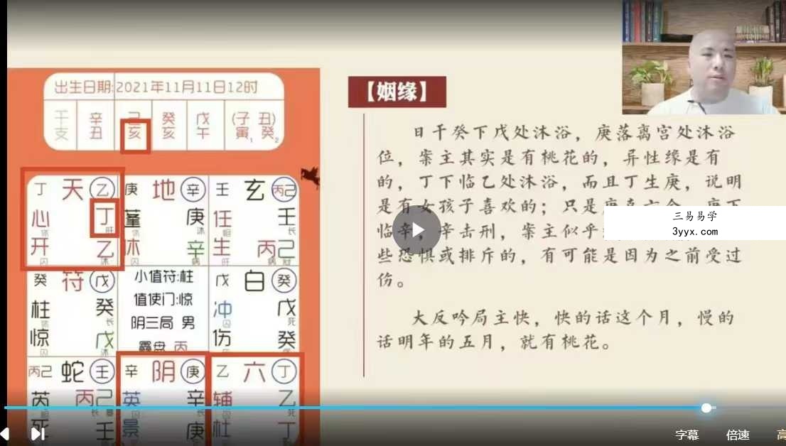 文易复兴 奇门遁甲（第三期）实战特训营10集 资料图片