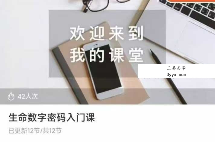 沐芯《生命数字系统课+入门课》两套 视频音频合集 资料图片