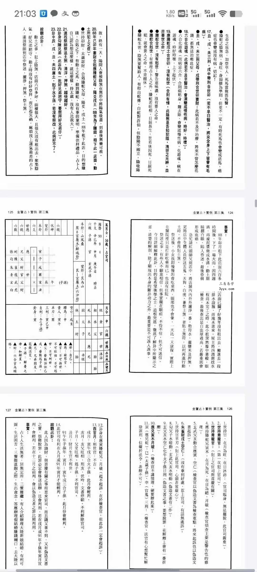 黄金宝《金宝占卜实例》（1-3集合集） 资料图片