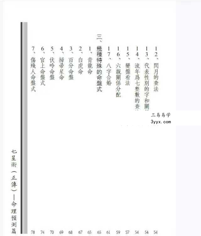 黃煒祥《七星术》正传-命理预测篇294页 资料图片