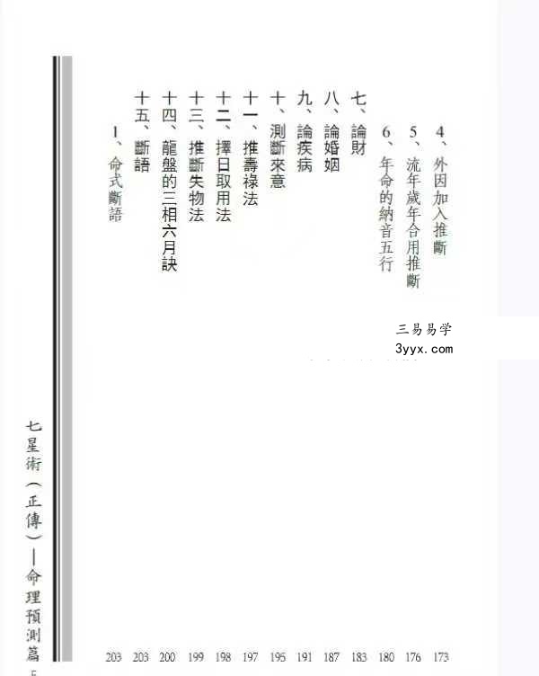黃煒祥《七星术》正传-命理预测篇294页 资料图片