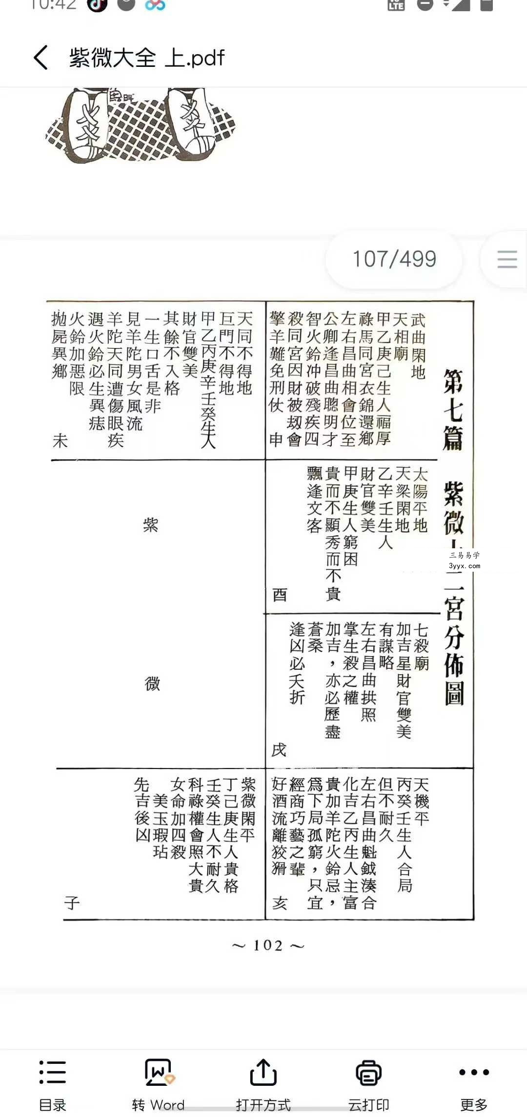 陈相如《紫微大全》上册+下册 资料图片