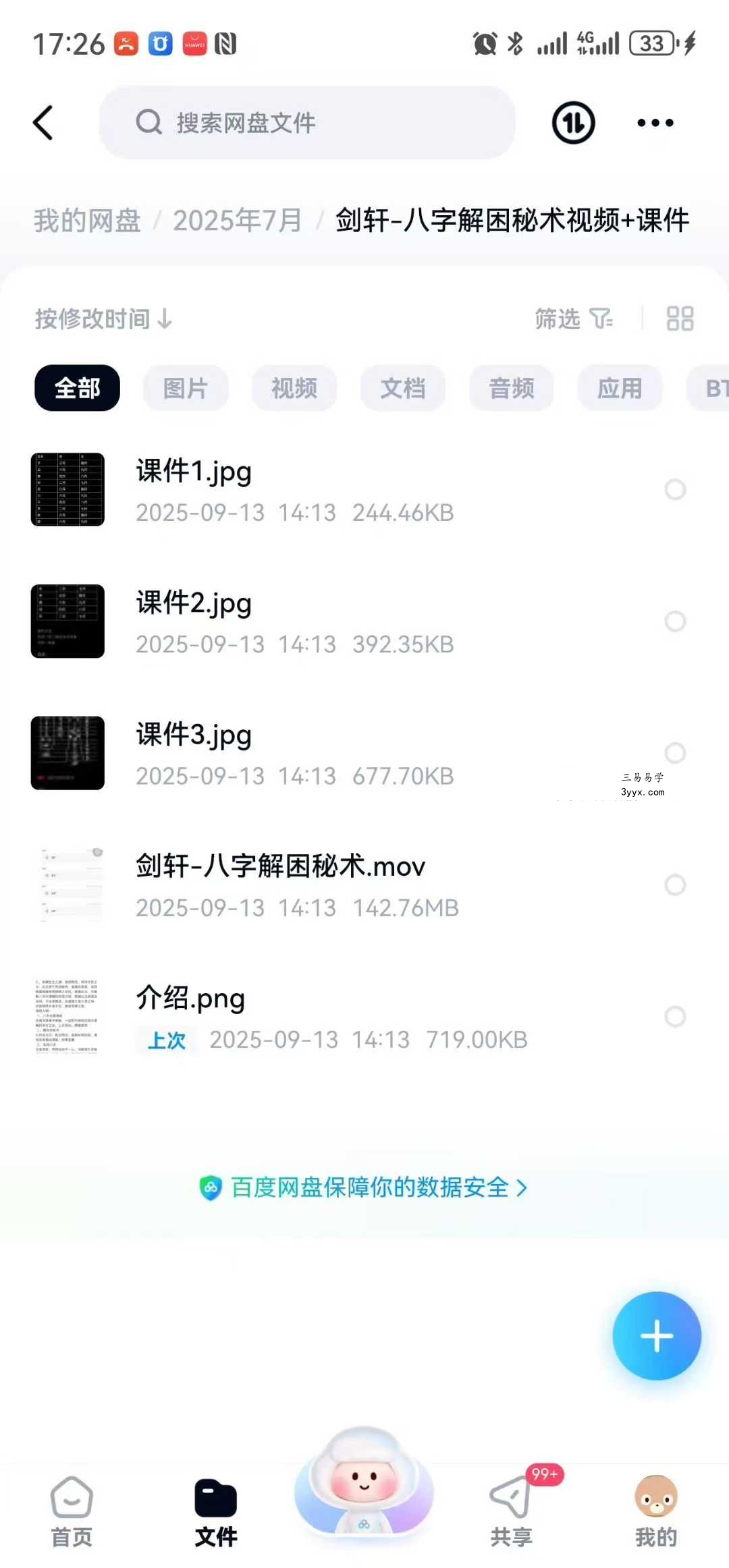 剑轩 八字解困秘术视频+课件 资料图片