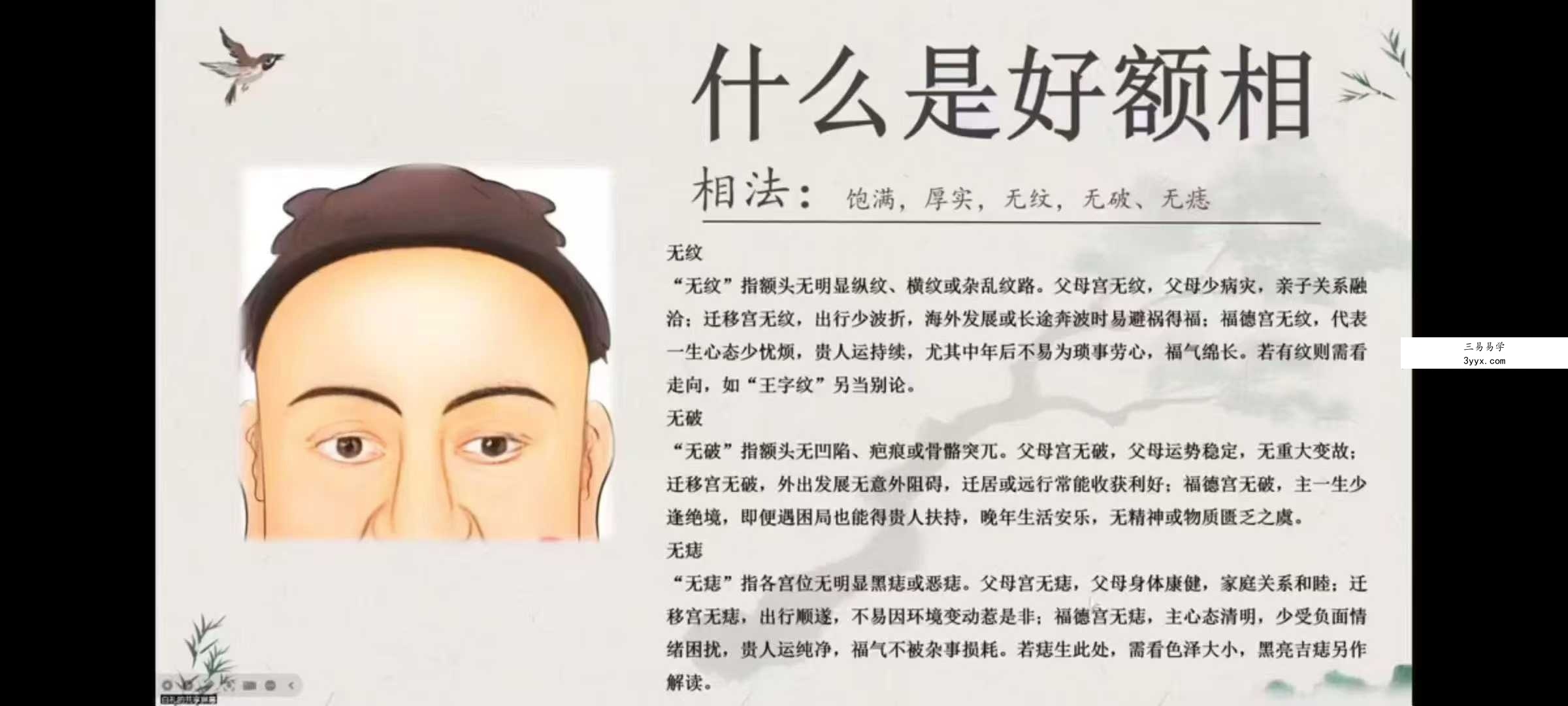 白礼老师《说相-国学面相视频直播课》10集视频 资料图片