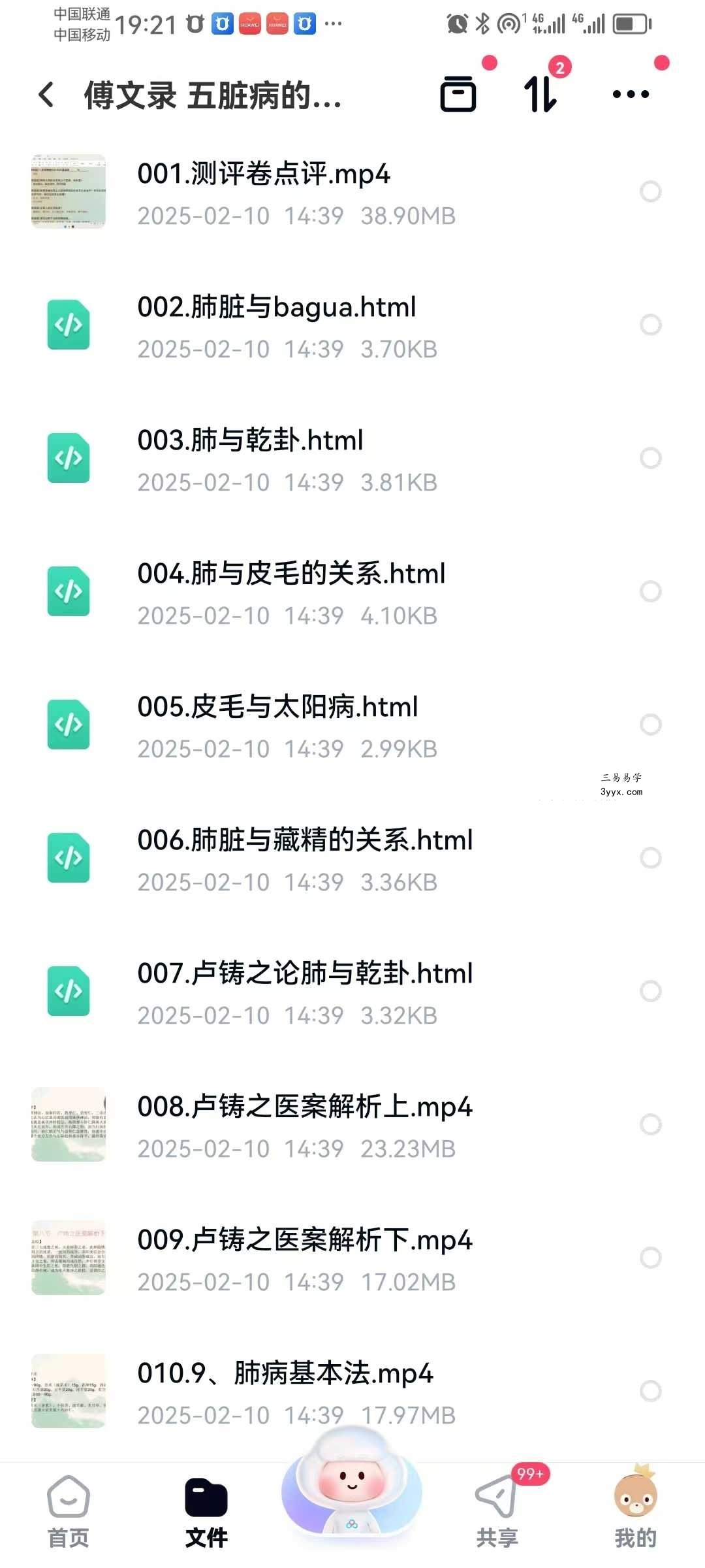 傅文录 五脏病的扶阳法脉应用 全63讲 资料图片