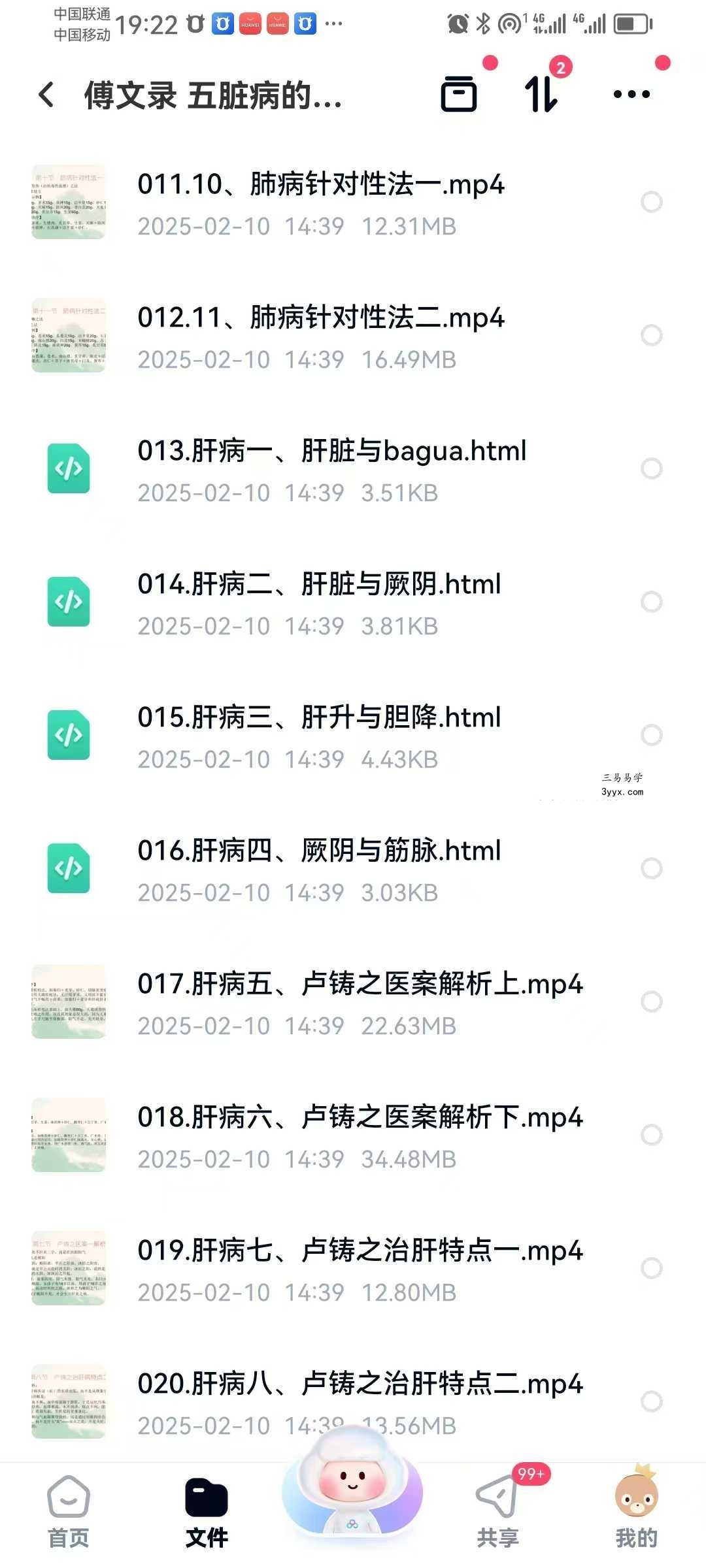 傅文录 五脏病的扶阳法脉应用 全63讲 资料图片