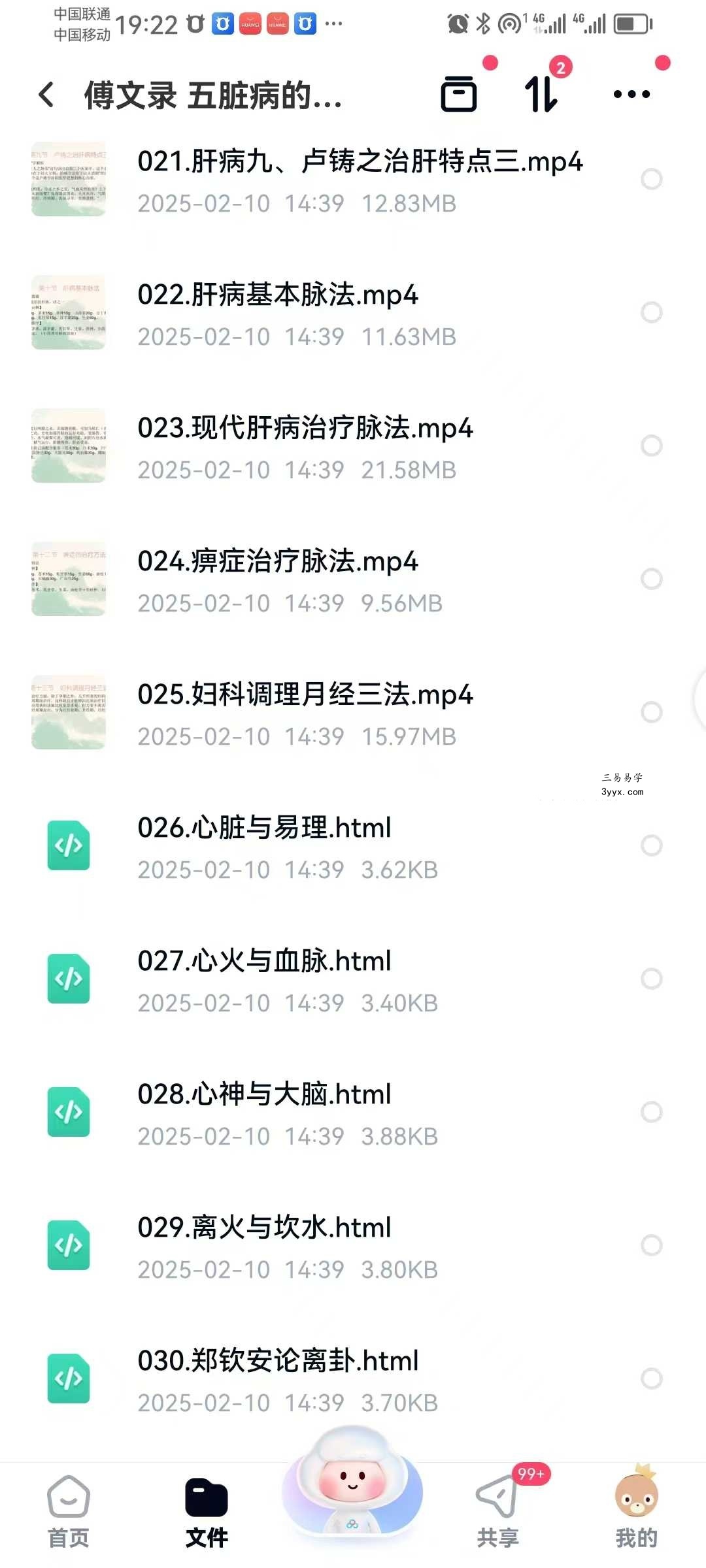 傅文录 五脏病的扶阳法脉应用 全63讲 资料图片