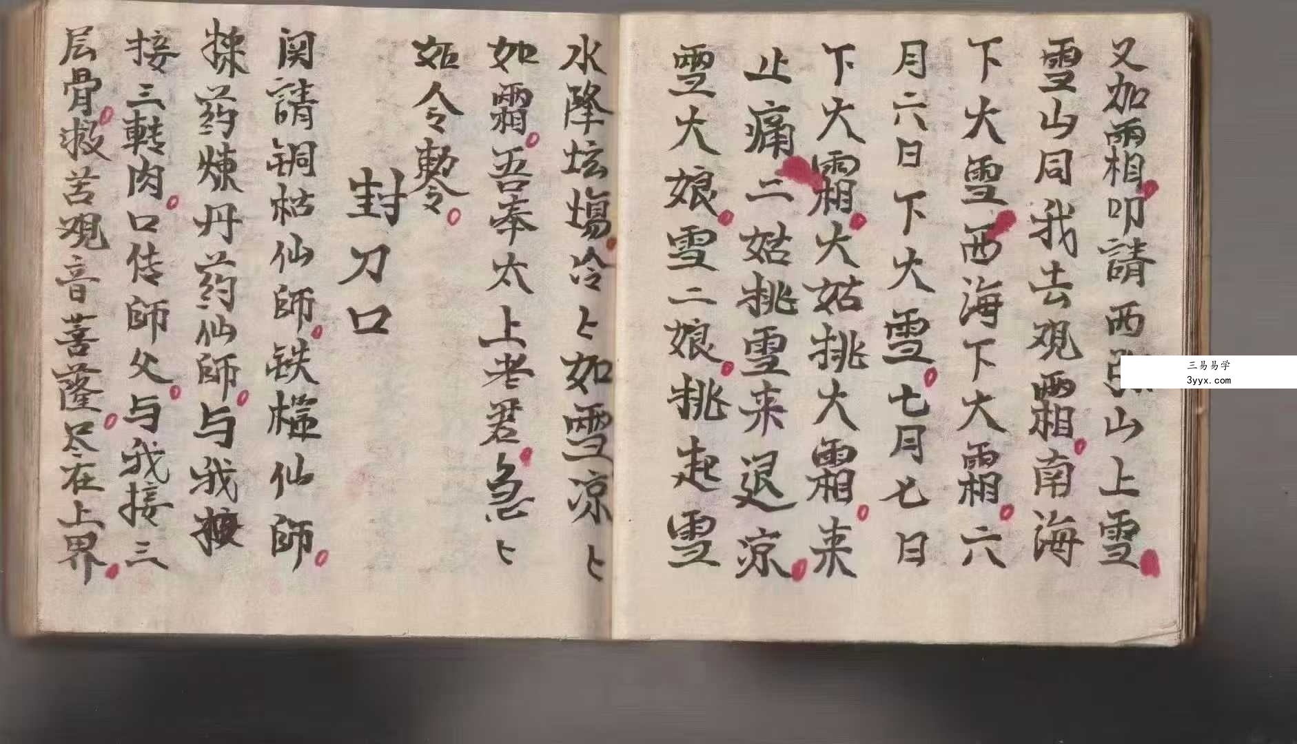 《灵仙神》梅山水师自记道医秘本 80个筒子页 资料图片