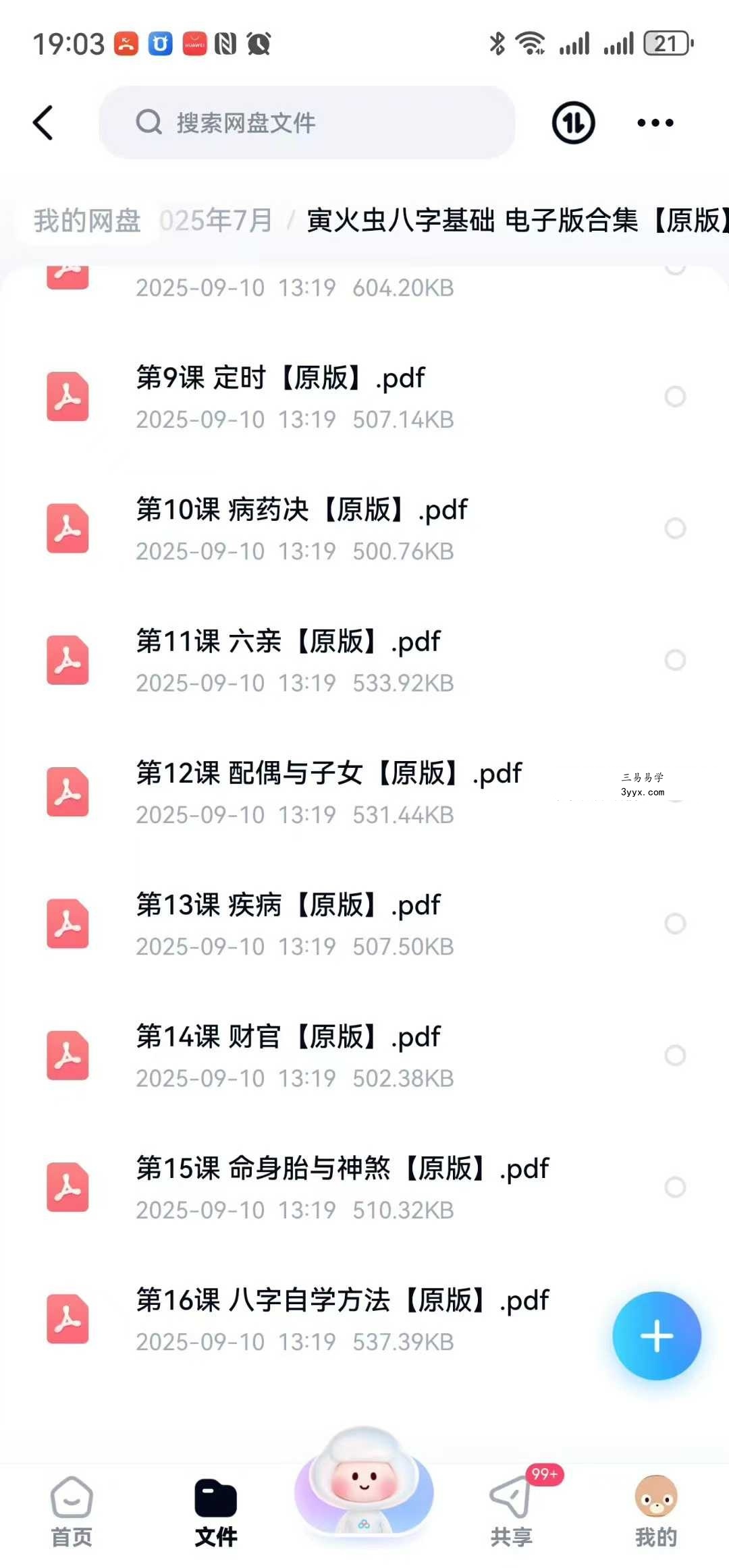 寅火虫八字基础 电子版合集16套 资料图片