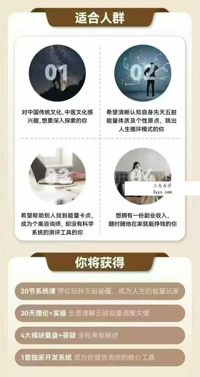 马艺甄五行能量解读师实操班9集 资料图片
