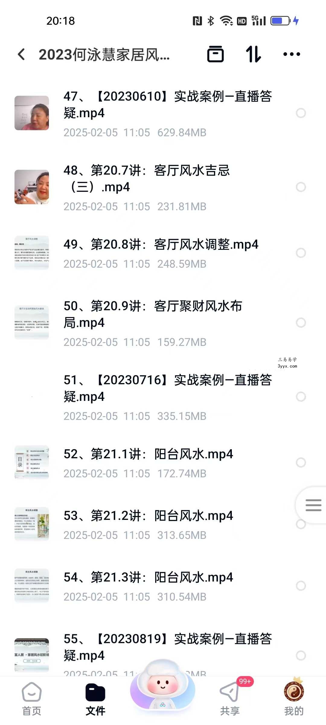 2023年何泳慧家居风水全套课程视频79集 资料图片