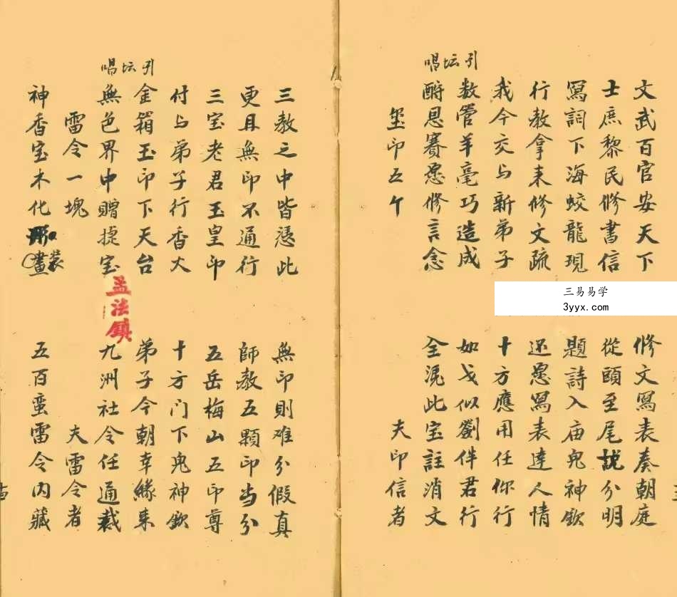 《元皇抛牌传度科》35筒子页 资料图片