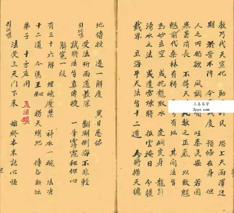 《元皇抛牌传度科》35筒子页 资料图片