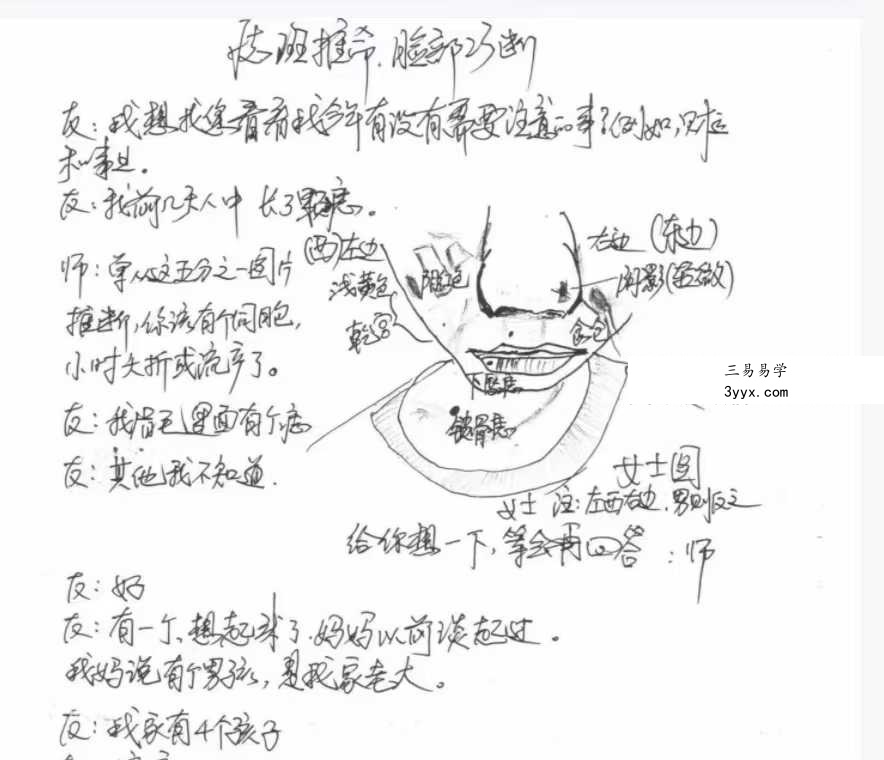《相法实战案例玉手点乾坤》96页 资料图片
