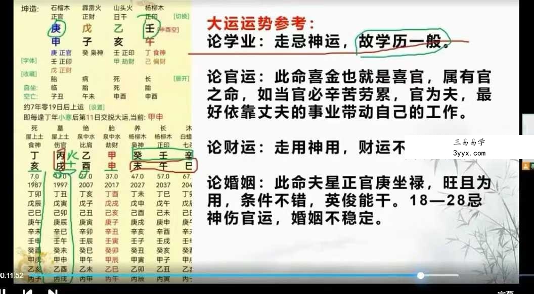 金霖《八字命理中级班》26集 资料图片