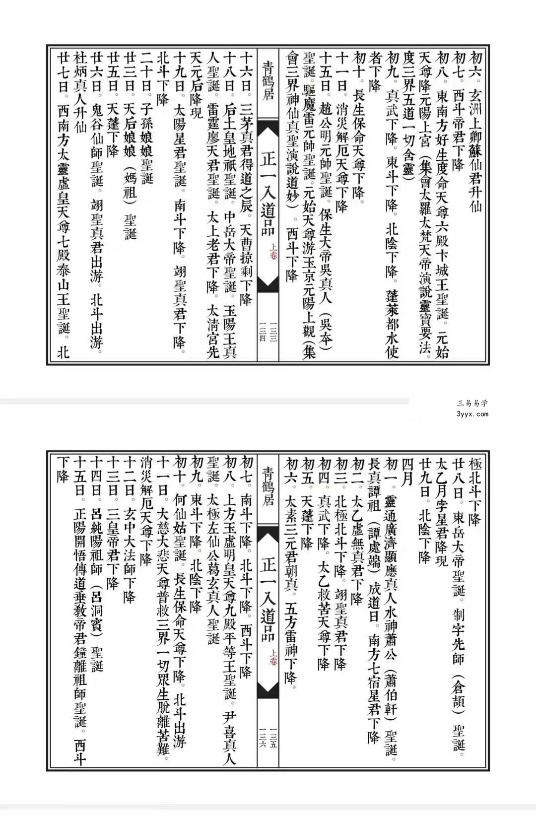 《正一入道品》上下两卷 96筒子页+47筒子页 资料图片