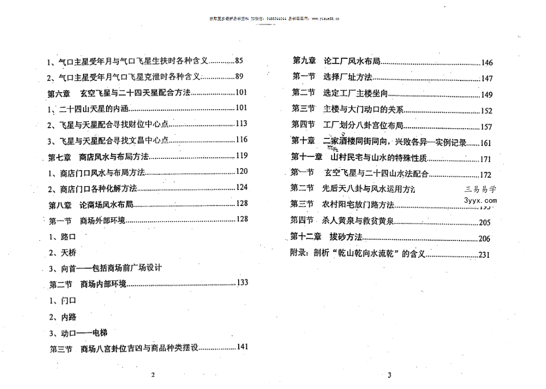 朱祖夏《中国农村城市阳宅风水操作》121页 资料图片