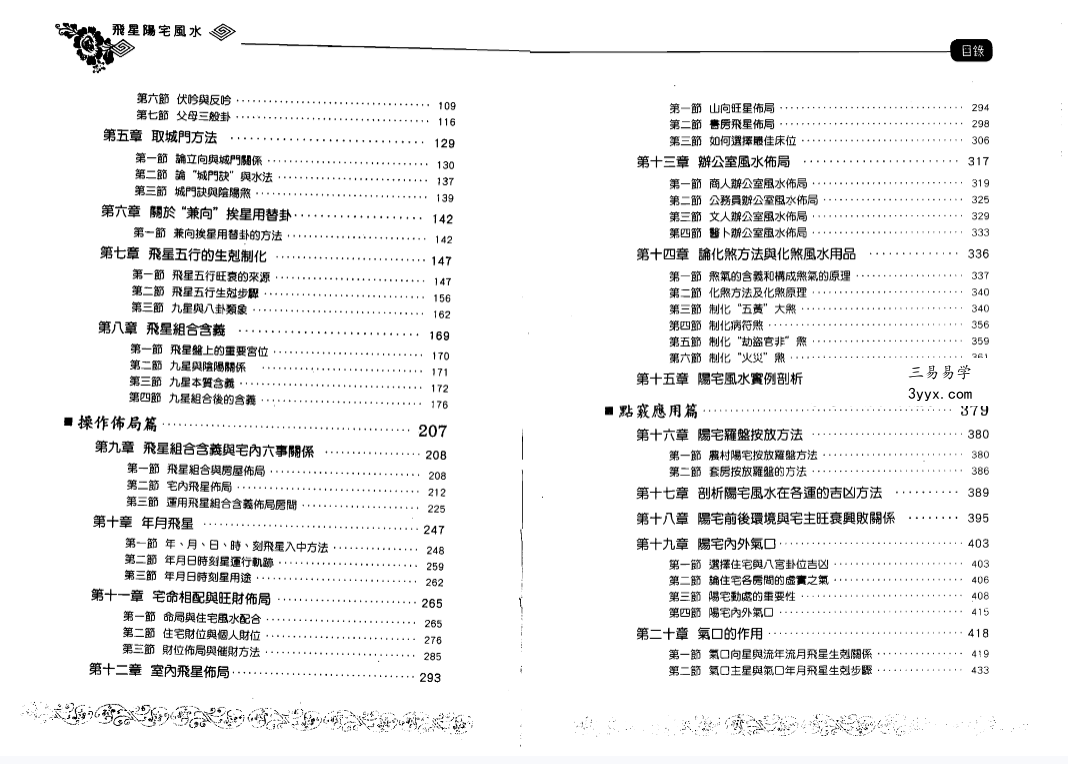 朱祖夏《飞星阳宅风水》基础操作篇+点窍应用篇 资料图片