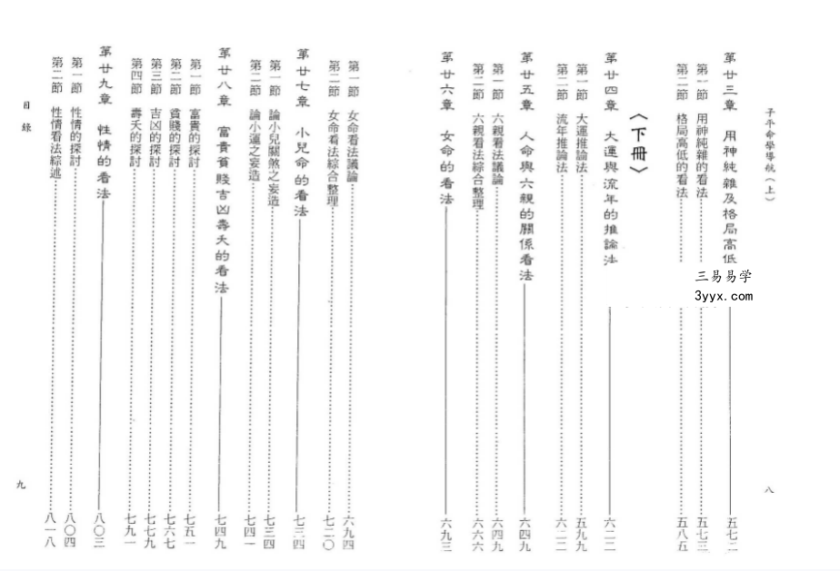 许羽贤《子平命学导航》（上+中+下）三册917页 资料图片