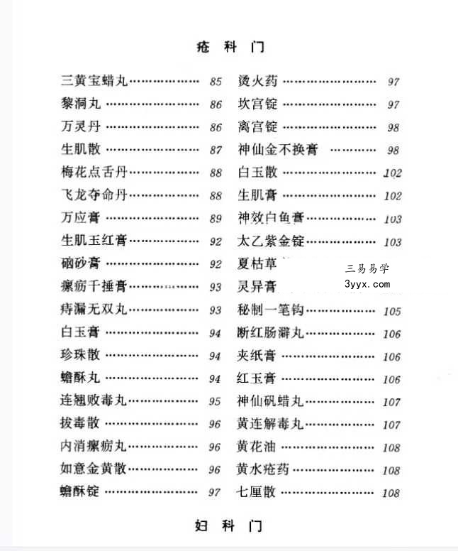 河北省中医研究院《清太医院配方》296页 资料图片