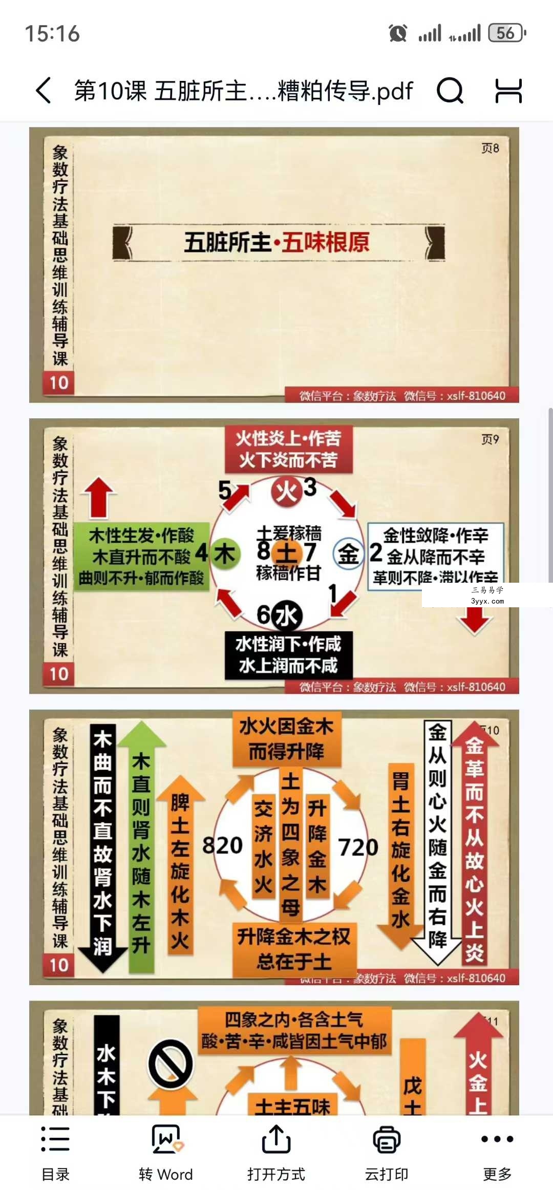 吴广儒《象数疗法》初级中级音频+讲义 资料图片