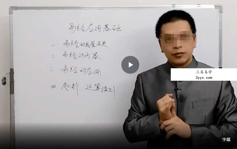 黄森权《易经解读人生K线图》6集 资料图片
