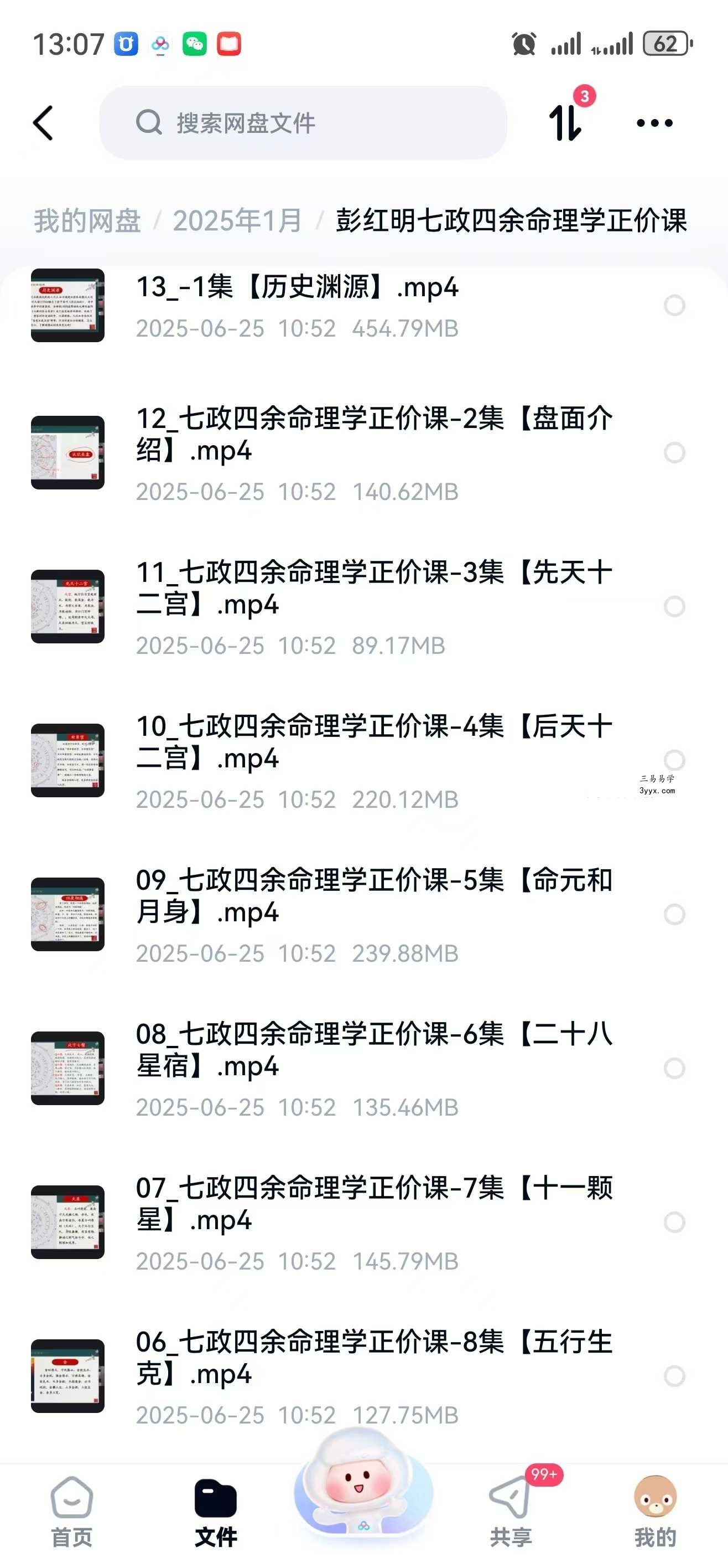 彭红明七政四余命理学正价课13集 资料图片