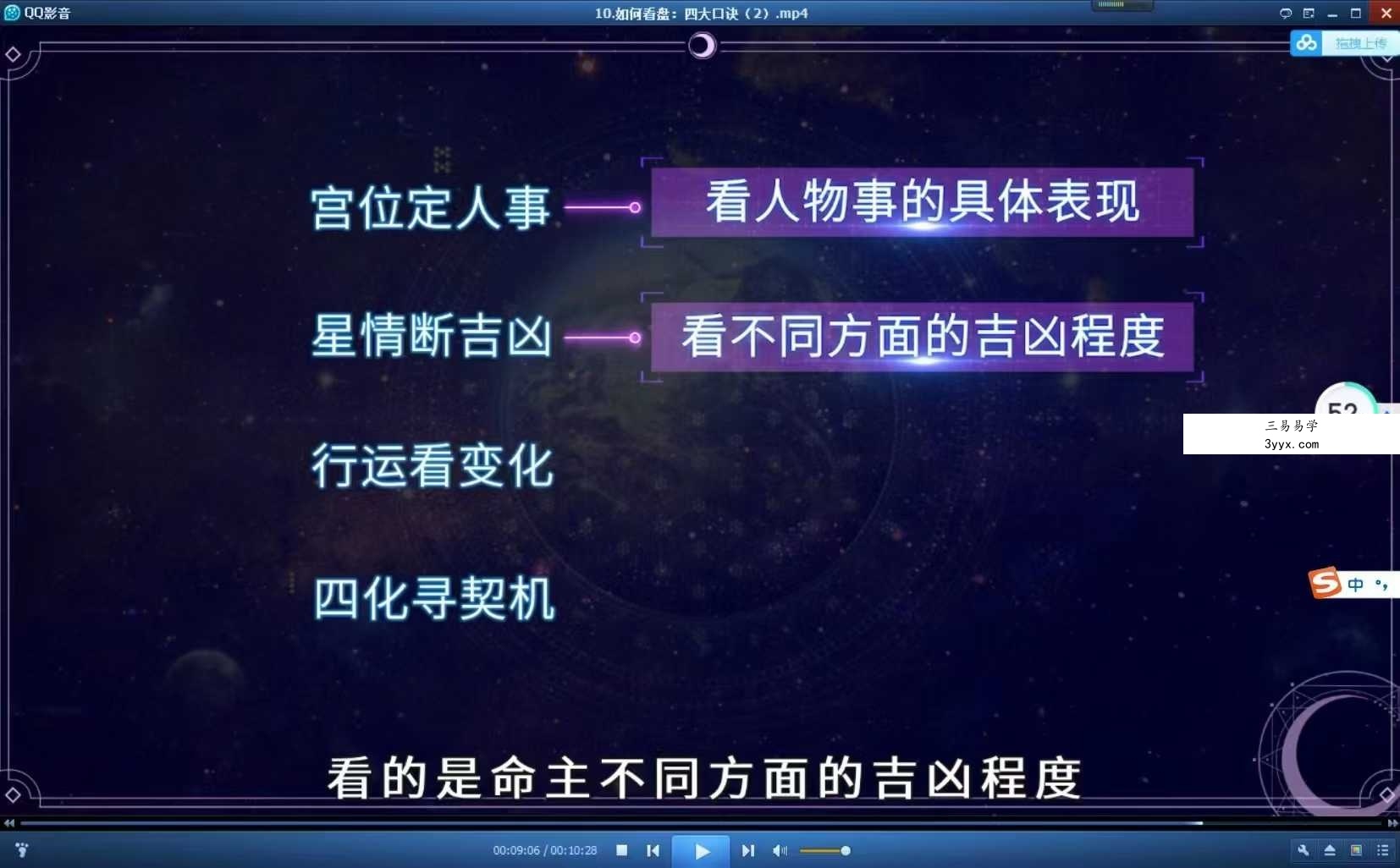 神棍局2021年新课《易懂紫薇斗数》视频+课件 资料图片
