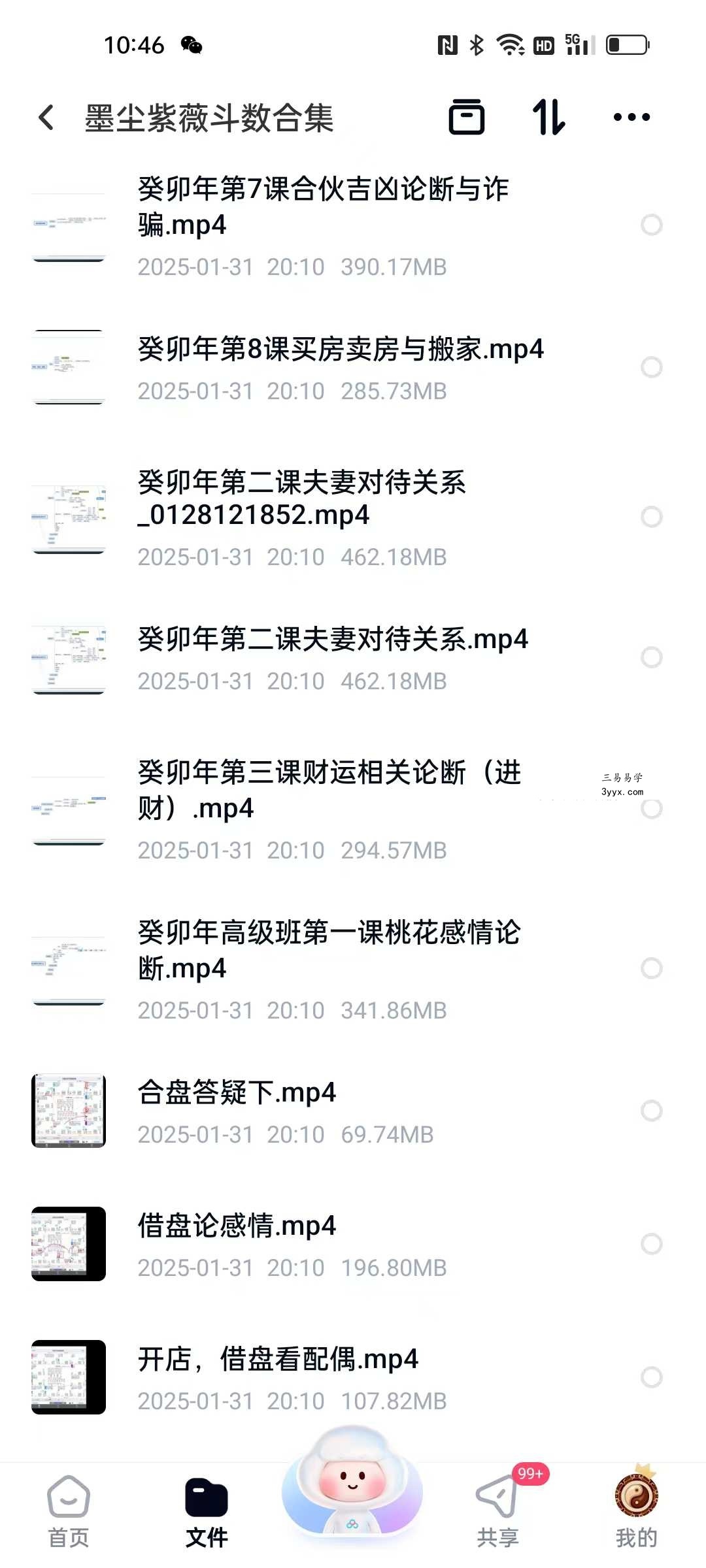 墨尘紫薇斗数合集40集+讲义 资料图片
