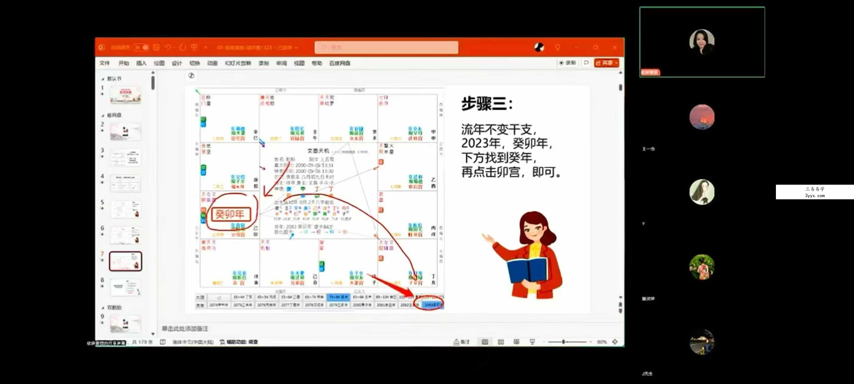 依婷2025年紫微斗数系统班12集 资料图片