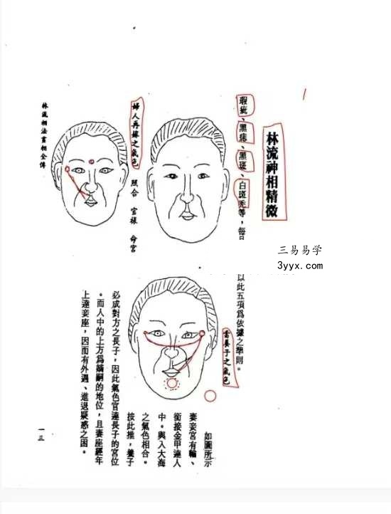 林文岭 林流相法面相气色全书 资料图片