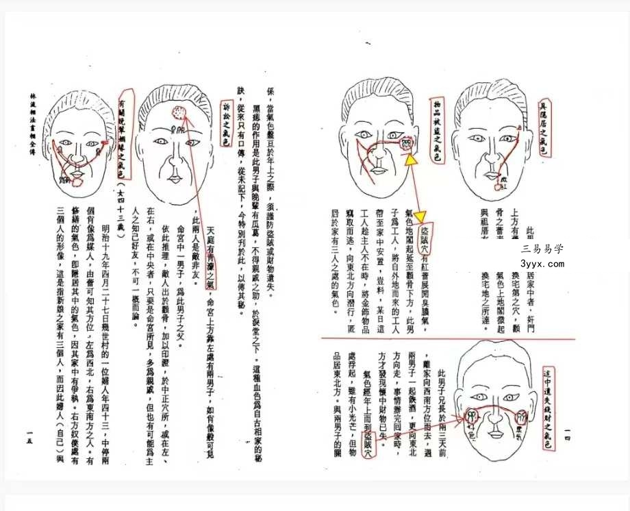 林文岭 林流相法面相气色全书 资料图片